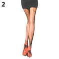 thumbnail image 2 of AYYUFE Women's Ultra Sheer Transparent Line Back Seam Tights Stockings Pantyhose, 2 of 8