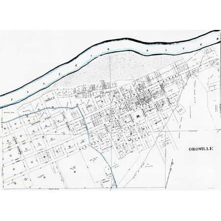 Oroville California Map >> Old City Map Oroville California Landowner Edmunds 1878 23 X 31 58 Oroville California Map >> Old City Map Oroville California Landowner Edmunds 1878 23 X 31 58