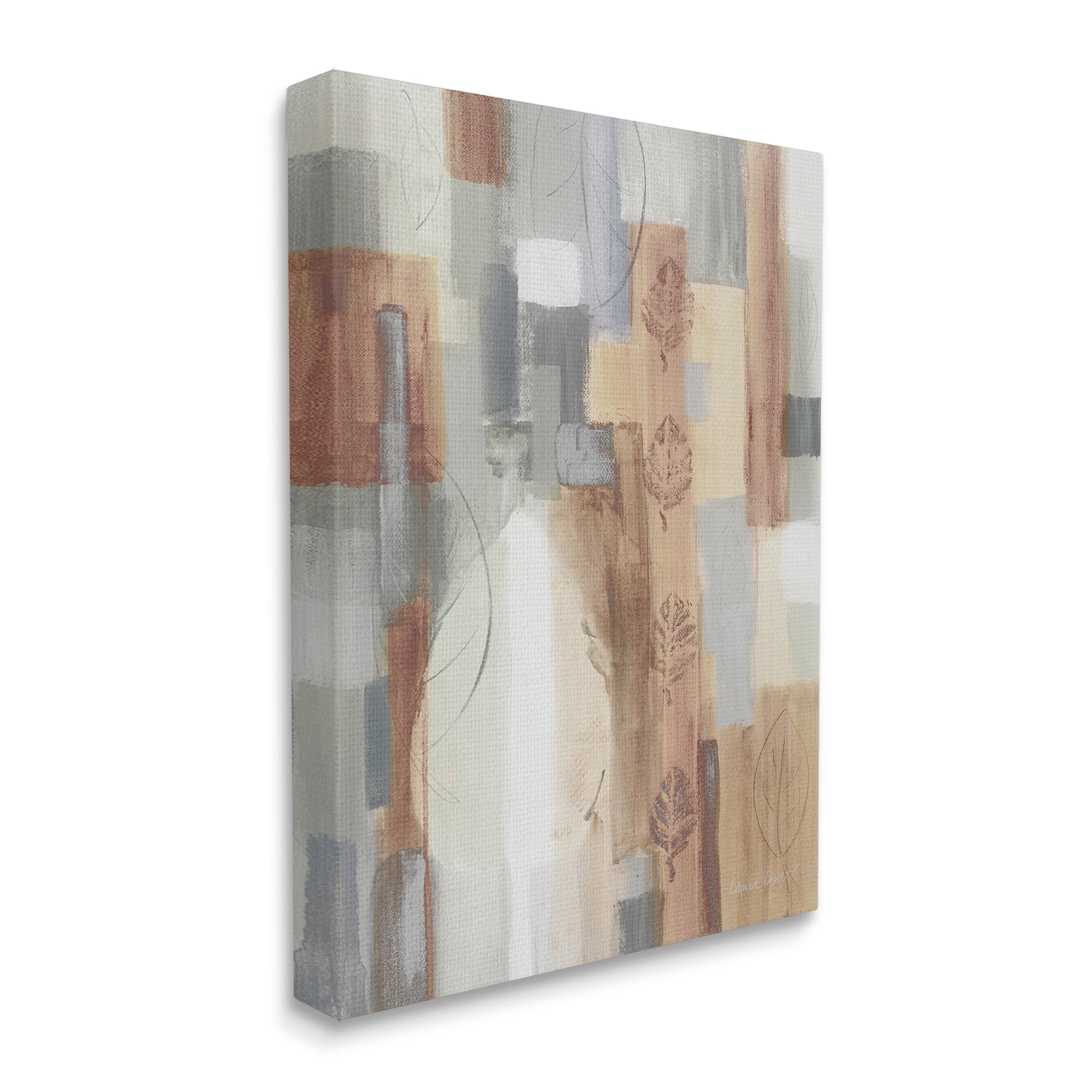 Stupell Industries Organic Leaf Watermarks Intricate Irregular Rectangular Pattern,30 x 40, Design by Lanie Loreth