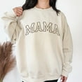 thumbnail image 5 of NAZENTI Embroidered Mama Sweatshirt, Mothers Day Sweatshirt Gifts for Mom Mama, Embroidered Crewneck Sweatshirt for Women, 5 of 6