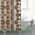 thumbnail image 4 of Bohemian Vintage Shower Curtain 72x72 Inches Polyester Ethnic Tribal Pattern Bathroom Decor, 4 of 5