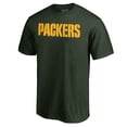 thumbnail image 2 of Men's Green Green Bay Packers Wordmark T-Shirt, 2 of 3