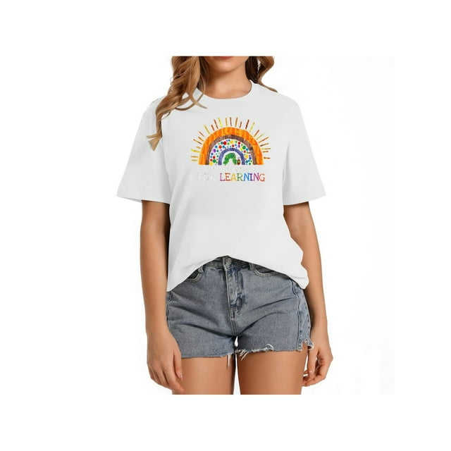 Funny Volleyball Design For Women Girls Volleyball Fashionable Women's Short Sleeve T-Shirt with Cool Graphic Design - Comfy and Cute