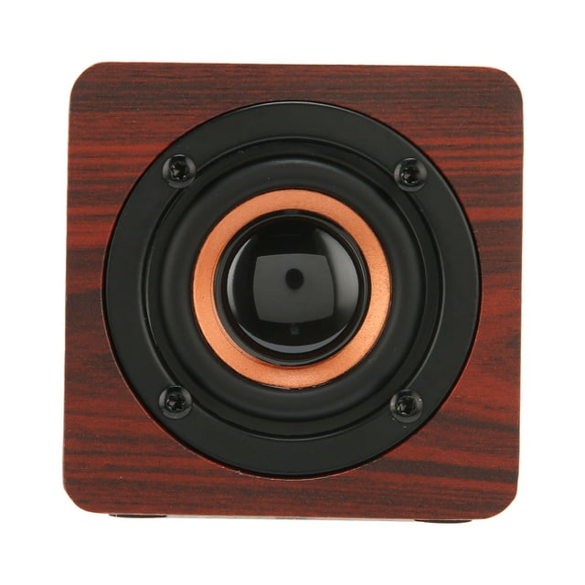 Speaker, Vintage Speaker Portable Multifunctional Stylish For Home Redwood Grain