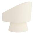 thumbnail image 3 of Modern Boucle Fabric Accent Chair - Ivory, 3 of 8