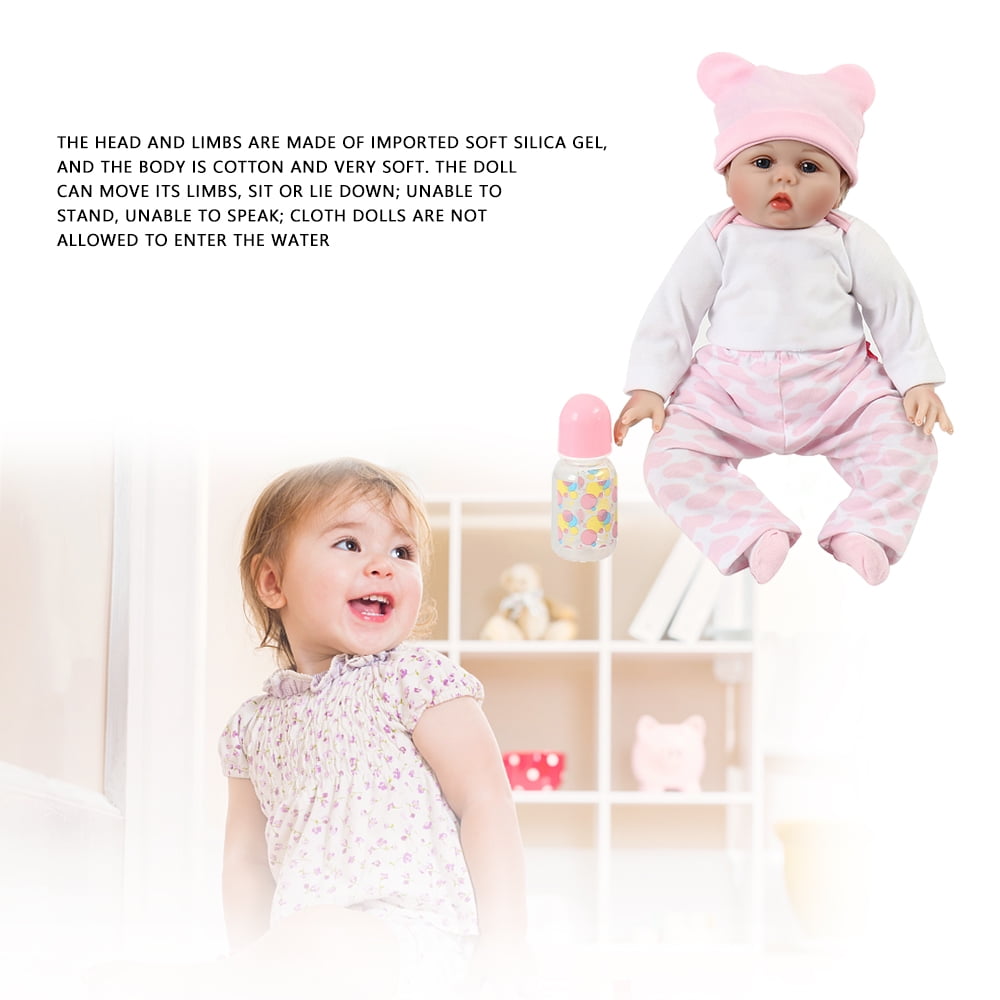 55 26cm Lifelike Newborn Silicone Reborn Baby Dolls Baby Kids Gifts Walmart Com
