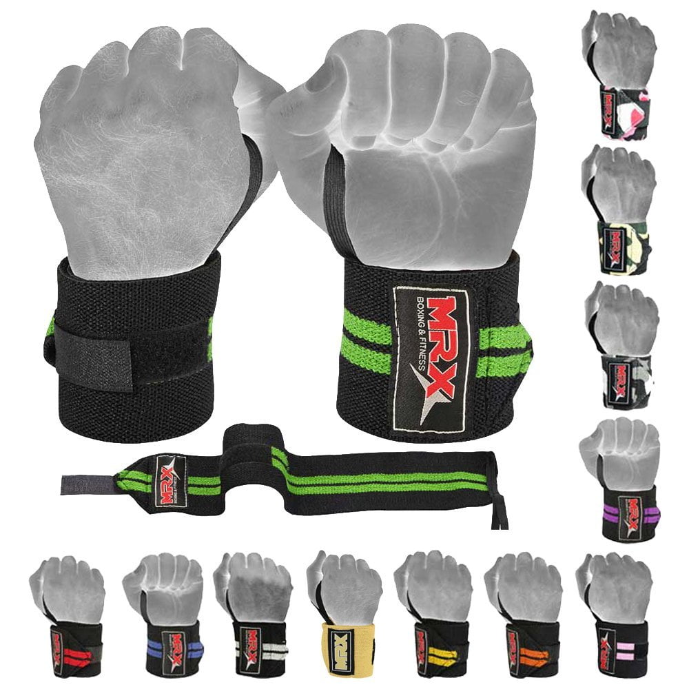 MRX Weight Lifting Wrist Wraps GYM Training Straps Wrist Support While