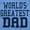 Carolina Blue, variant on Father's Day World's Greatest Dad Men's Crewneck Sweatshirt Brisco Brands S