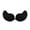 Black, variant on Womens Underwear Solid Push Up Front Closure Invisible Silicone Adhesive Bra Halter Bikini Nipple Covers Mango Cup Beige S