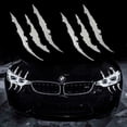 thumbnail image 4 of US 2-4Pc Monster Claw Mark Scratch Car Headlight Sticker Stripe Reflective Decal, 4 of 5