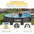 thumbnail image 6 of Funsicle 12' x 36" Oasis Designer Above Ground Pool Set with Pump, Round Frame, 6 of 7