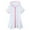 White, variant on ANINEO Girls Swim Cover Up Kids Swimsuit Coverup Terry Zip-Up Beach Bathing Suit Wraps