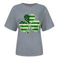 thumbnail image 4 of Wolfast T-Shirts pour Femmes Manches Courtes Mode Féminine Saint-Patrick Imprimé Col Rond Manches Courtes T-Shirt Décontracté Haut T-Shirts pour Femmes Mode, 4 of 9