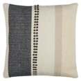 thumbnail image 2 of rizzy home vertical stripe kilim throw pillow, 2 of 3