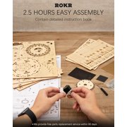3D Puzzles for Adults-Starry Night Music Box Kit-Wooden Puzzles Science Gifts for Adults-Gifts for Teenage Boys Girls
