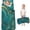 Green and Gold Marble Pattern, variant on Grey and Gold Marble Pattern Teens Toddler Nap Mat with Pillow, Sleeping Mat Bag for Preschool Daycare 59"x22"