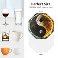 thumbnail image 6 of Kdxio Yin Yang Funny Coasters,4 Pcs Leather Coasters,Housewarming Gifts,Protect Furniture from Water Marks Scratch and Damage, 6 of 6