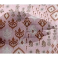thumbnail image 4 of oneOone Viscose Chiffon Fabric Block & Geometric Ikat Decor Fabric Printed BTY 42 Inch Wide, 4 of 4