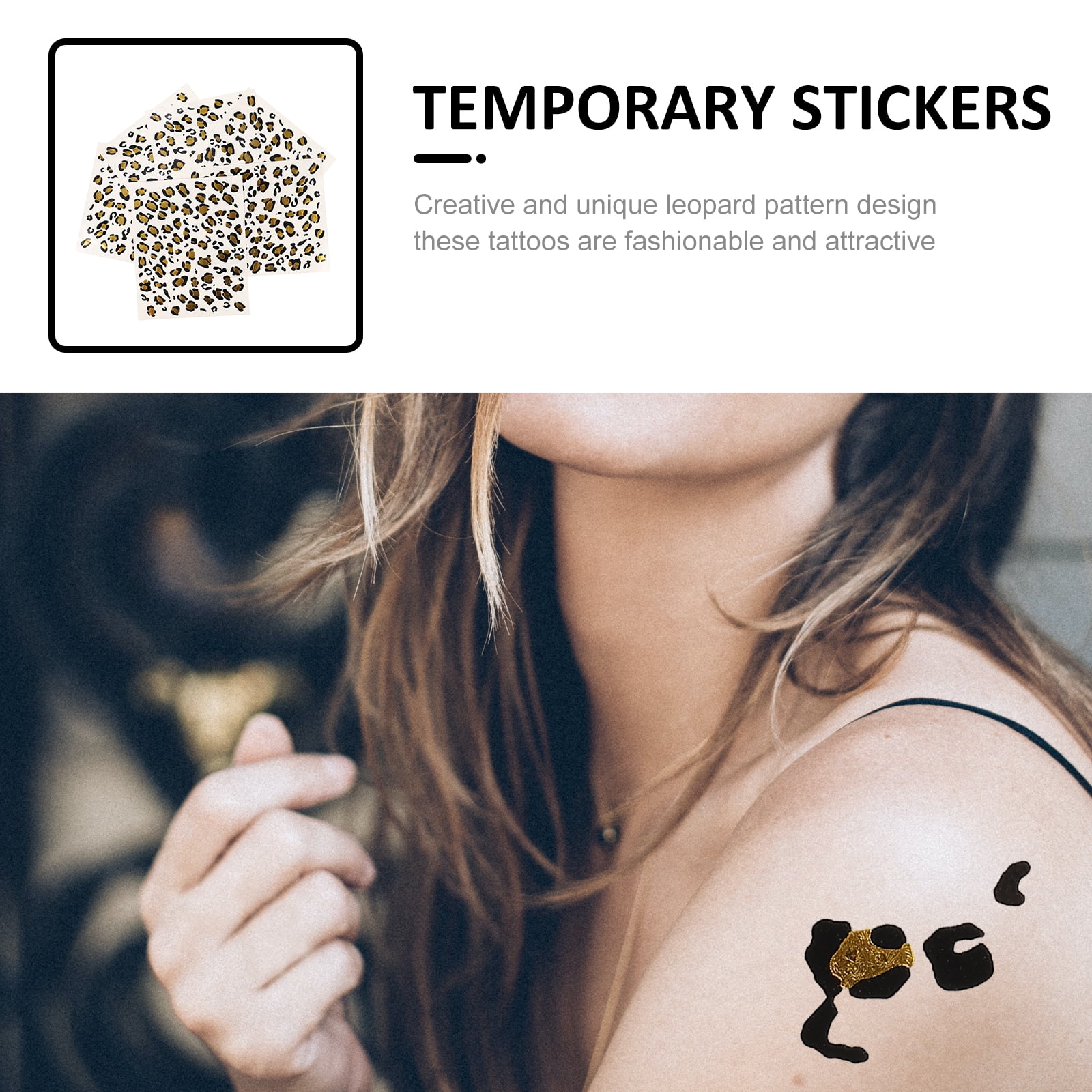 Amazon.com : Leopard Face Tattoos, 6-Sheet Leopard Face Temporary Tattoo  for Men Women Adults Kids Halloween Costume Accessories and Parties :  Beauty & Personal Care