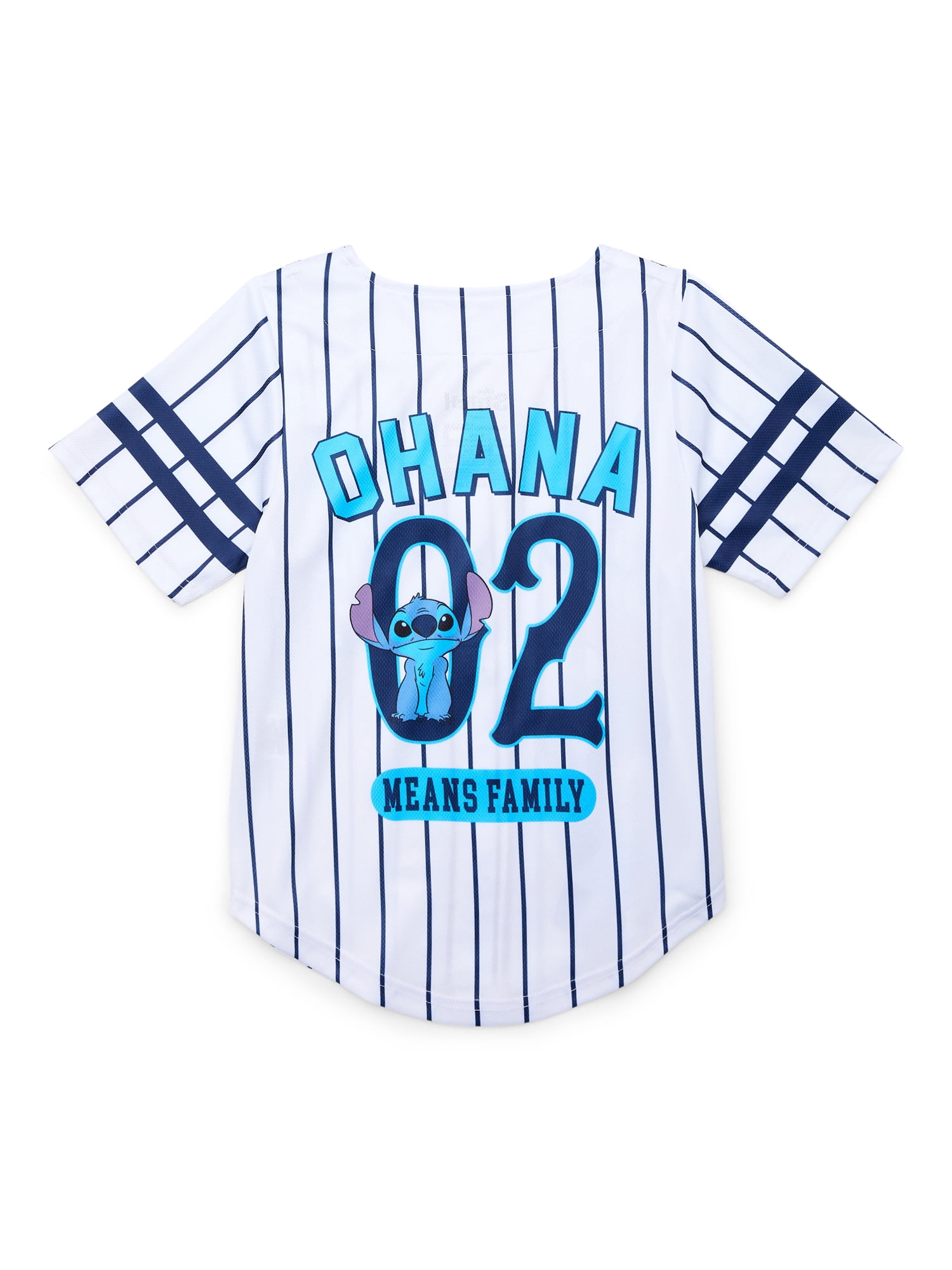 Lilo and Stitch Girls Graphic Baseball Jersey, Sizes 4-16