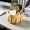 Yellow Size B H4, variant on EDHITNR Woven Hanging Storage Basket, Imitation Wood Kitchen Organizer for Ginger Garlic Scallion Egg, Wall Mount Flower Basket for Home Decor Spice Storage Open Design, Yellow