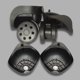 thumbnail image 3 of 2 uds Ruedas de repuesto para equipaje DIY jinwen A72 negro, 3 of 5