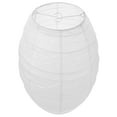 thumbnail image 5 of LOLIPPYY Paper Lamp Shade: Foldable Paper Lantern Lampshade Oval Hanging Light Shade Pendant Lamp Cover for Home Bedroom and Party Decor, 5 of 7