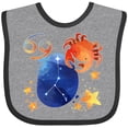 thumbnail image 3 of Inktastic Cancer Crab Constellation Zodiac Sign Illustration Boys or Girls Baby Bib, 3 of 4