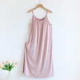 thumbnail image 2 of Nightgowns for Women Loose Fit Sleep Dress Fitness Camisole Tops Spaghetti Strap Casual Womens Sleepwear Pink, 2 of 9