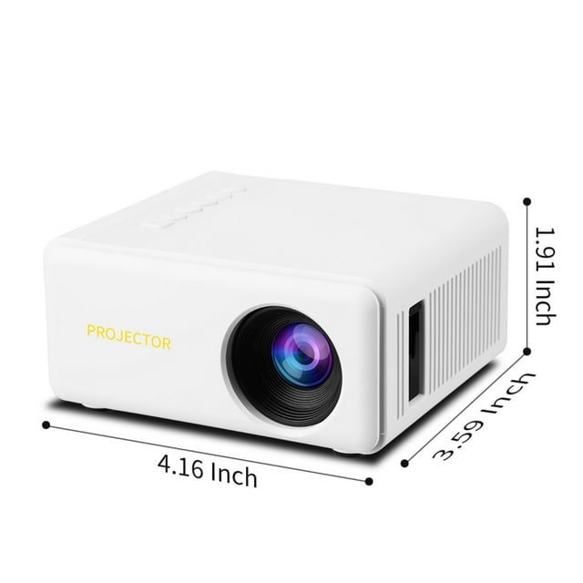 Proyector para Dormitorio Proyector de Techo Hd 1080P Portátil Proyección de Pared Conectividad de Dispositivos Múltiples Proyector de Pared para Dormitorio