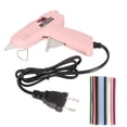 thumbnail image 1 of Máquina de pegamento caliente, precalentamiento rápido, Mini máquina de pegamento termofusible de 20W con 30 barras de pegamento para manualidades DIY para niños, enchufe europeo de 110-240V, 1 of 5