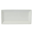 thumbnail image 3 of Gibson Home Gracious Dining Dinnerware, 3-Tier Rectangle Plate Serving Set with Gold Metal Stand, White, 3 of 13