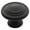 Black, variant on Amerock | Cabinet Knob | Polished Chrome | 1-5/16 inch (33 mm) Diameter | Inspirations | 10 Pack | Drawer Knob | Cabinet Hardware