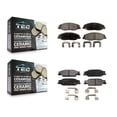 thumbnail image 1 of TEC Front Rear Ceramic Brake Pads Kit for Car 2009-2011 Cadillac STS with Base Brakes KTC-100149, 1 of 10