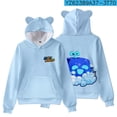 thumbnail image 1 of Sweat à Capuche Roblox Game Blox Fruits Oreilles de Chat pour Adultes et Garçons et Filles imprimé-KEEW, 1 of 4