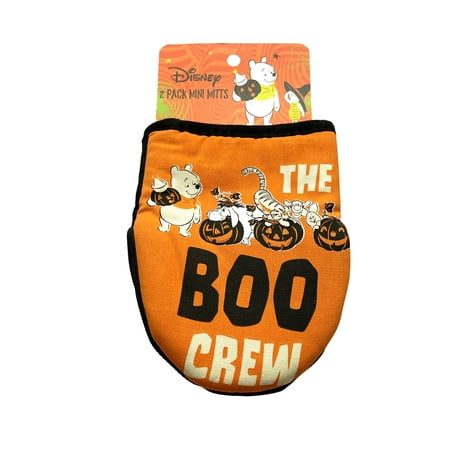 

Disney Winnie the Pooh The Boo Crew Halloween Orange Mini Oven Mitts