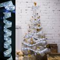 thumbnail image 3 of AMERTEER 2 Pack Christmas Ribbon Lights  16.4ft 2 Modes LED Christmas Tree Fairy String Lights Battery Operated for Home Wedding Christmas Party  Colorful, 3 of 9
