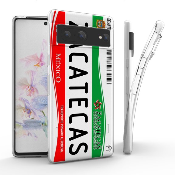 Flex Gel Slim Designed For Google Pixel 7 Case Flag And Mexico State Plates Series