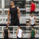 thumbnail image 4 of Camisetas deportivas para hombre, chaleco para correr, entrenamiento en el gimnasio, entrenamiento físico, baloncesto, 4 of 8