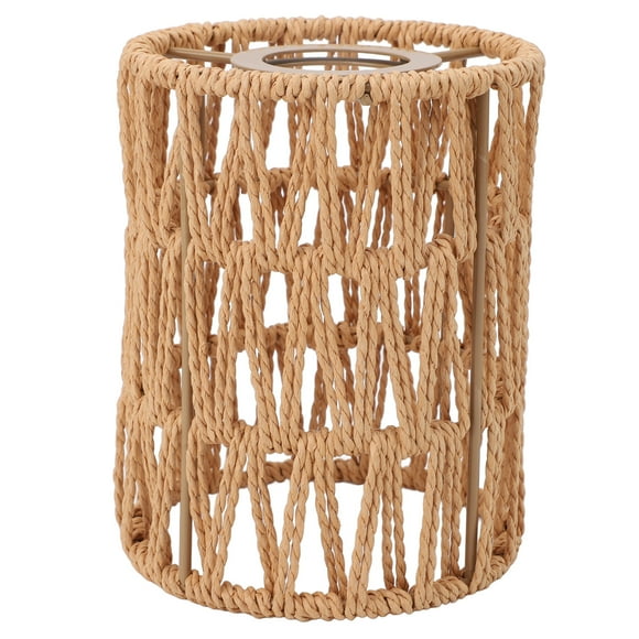 Shade 4pcs Lampshade Retro Imitation Rattan Bohemian Style Hand Woven Lamp Shade for Floor Lamps Chandeliers Table Lamps Wall Lamps