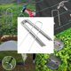 thumbnail image 5 of Estacas de jardín en forma de U de 6 pulgadas, 25 piezas, estacas en forma de S galvanizadas para paisajismo, 5 of 8