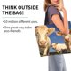 thumbnail image 2 of Balery Cows Cattles Bolsa Tote Estilo Estético con Cremalleras, Bolsa de Hombro, Bolsa de Compras Grande y Plegable, 2 of 8