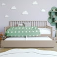 thumbnail image 3 of CASTLE PLACE Solid and Manufacturer Wood Vintage Style Twin Size Daybed with Trundle White, 3 of 10