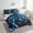 Blue, variant on Erosebridal Blue Gamepad Bedding Sets Twin Size, Gradient Geometric Comforter Sets with Sheets, Gaming Sports Decor, Reversible
