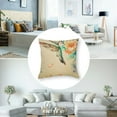 thumbnail image 5 of nygtbtfer Yellow Flowers Velvet Throw Pillow Cover Double Sided with Zipper Decorative Pillows for Couch Cushion Sofa Outdoor White, 5 of 7