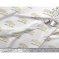 thumbnail image 2 of Soimoi Poly Georgette Fabric Tree Block Print Fabric by Yard 42 Inch Wide, 2 of 3