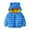 07Blue, variant on Hicidod Toddler Puffer Jacket Cute Bear Ears Hooded Long Sleeve Down Coats Lightweight Printed Thicken Puffy Outerwear