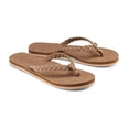 thumbnail image 3 of COBIAN Adult Female Bethany Braided Pacifica Flip Flop Sandals, Color: Tan, Size: 10, 3 of 6