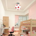 thumbnail image 3 of Baohd Soccer Ball LED Ceiling Lights Illuminate Football Bar With Style Football Bar Club Ceiling Lamp Black, 3 of 6
