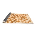 thumbnail image 2 of Ahgly Company Indoor Rectangle Abstract Orange Modern Area Rugs, 5' x 7', 2 of 4